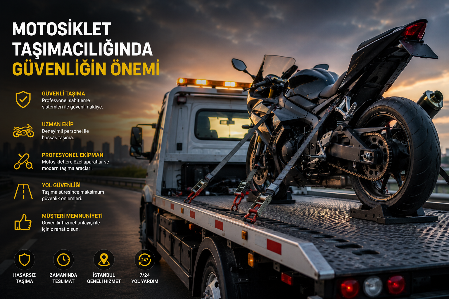 Motosiklet Taşımacılığında Güvenliğin Önemi